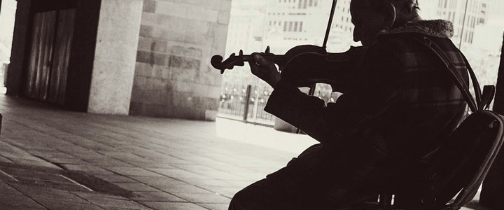 La Música: El viejo violinista que no podía tocar