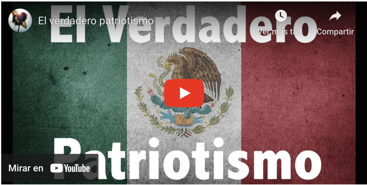 El verdadero patriotismo