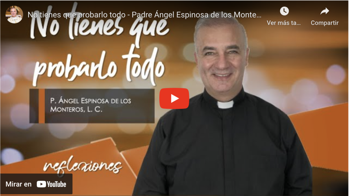 No tienes que probarlo todo