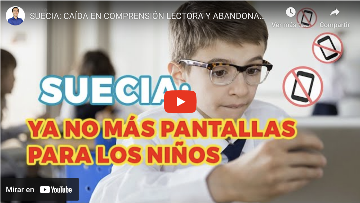 YA NO MÁS PANTALLAS PARA LOS NIÑOS