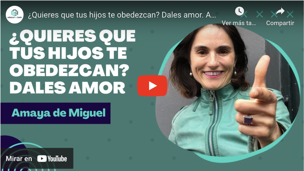 ¿Quieres que tus hijos te obedezcan? Dales amor