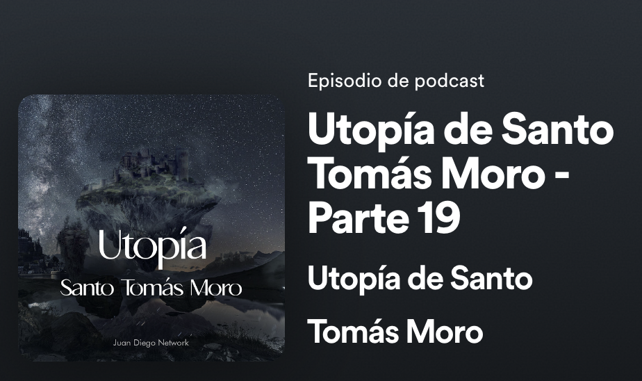 Utopía de Santo Tomás Moro