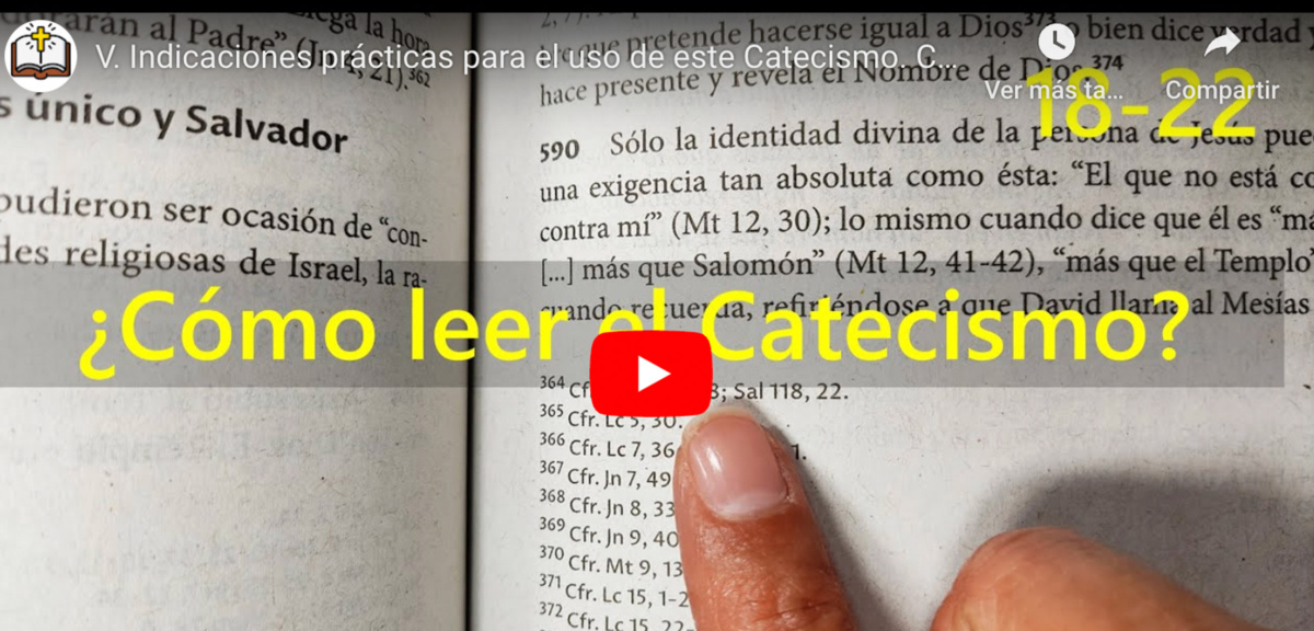 Cómo leer el catecismo