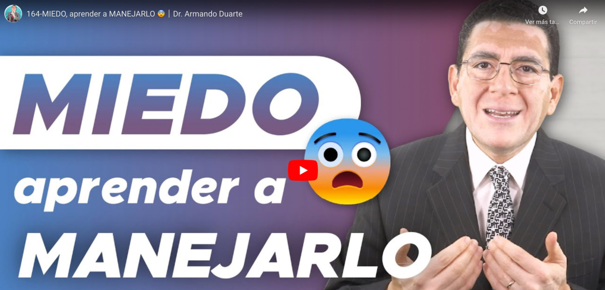 Miedo aprender a manejarlo