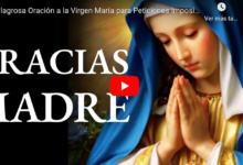 Milagrosa Oración a la Virgen María