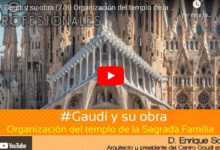 E.P. Gaudí y su obra (7/8) Organización del templo de la Sagrada Familia