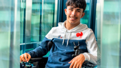 Mathias, un joven jugador de rugby que quedó tetrapléjico