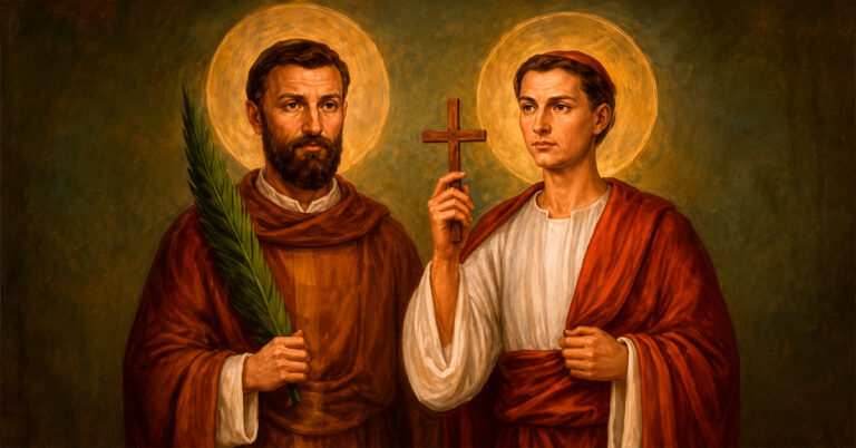 Santos Marcelino y Pedro