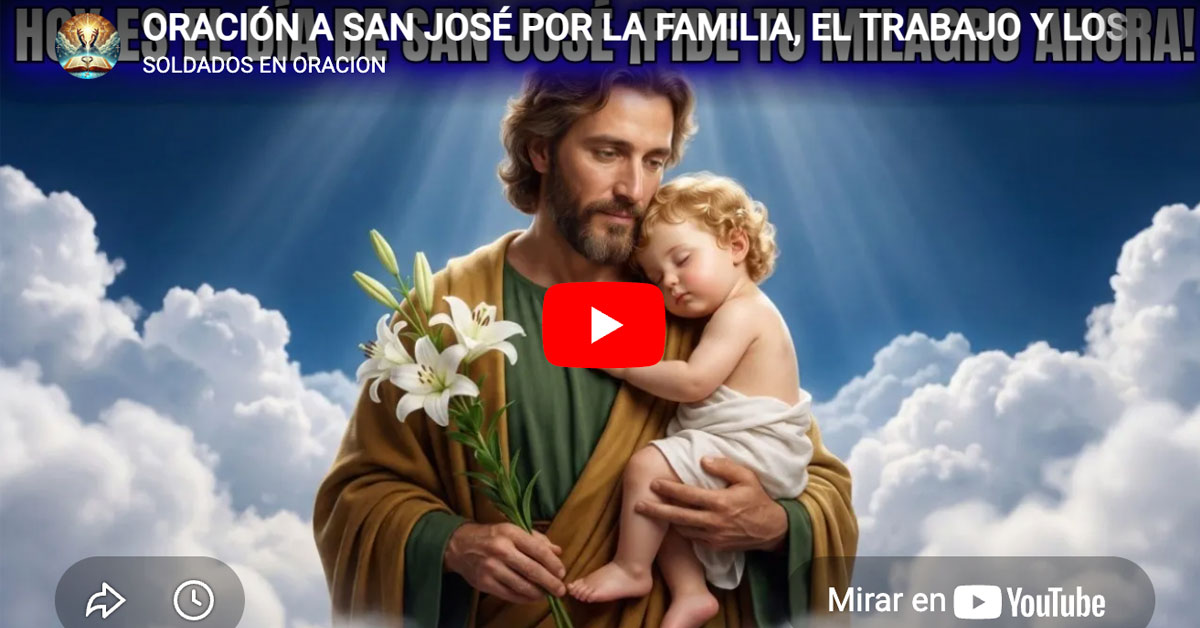Oración a San José por la familia