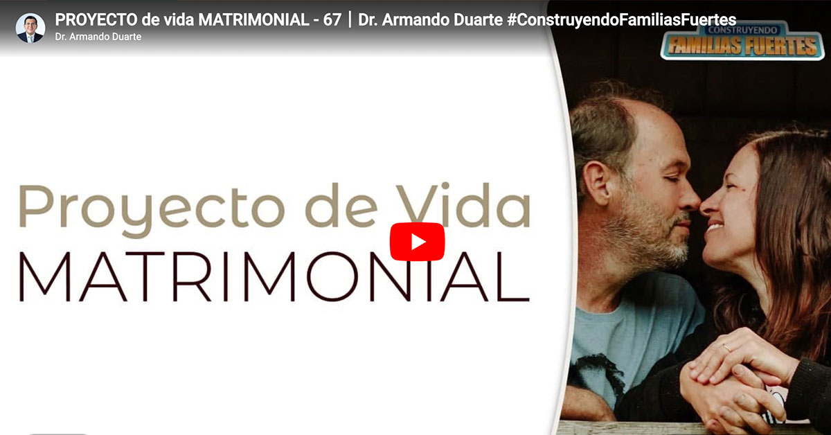 proyecto de vida matrimonial