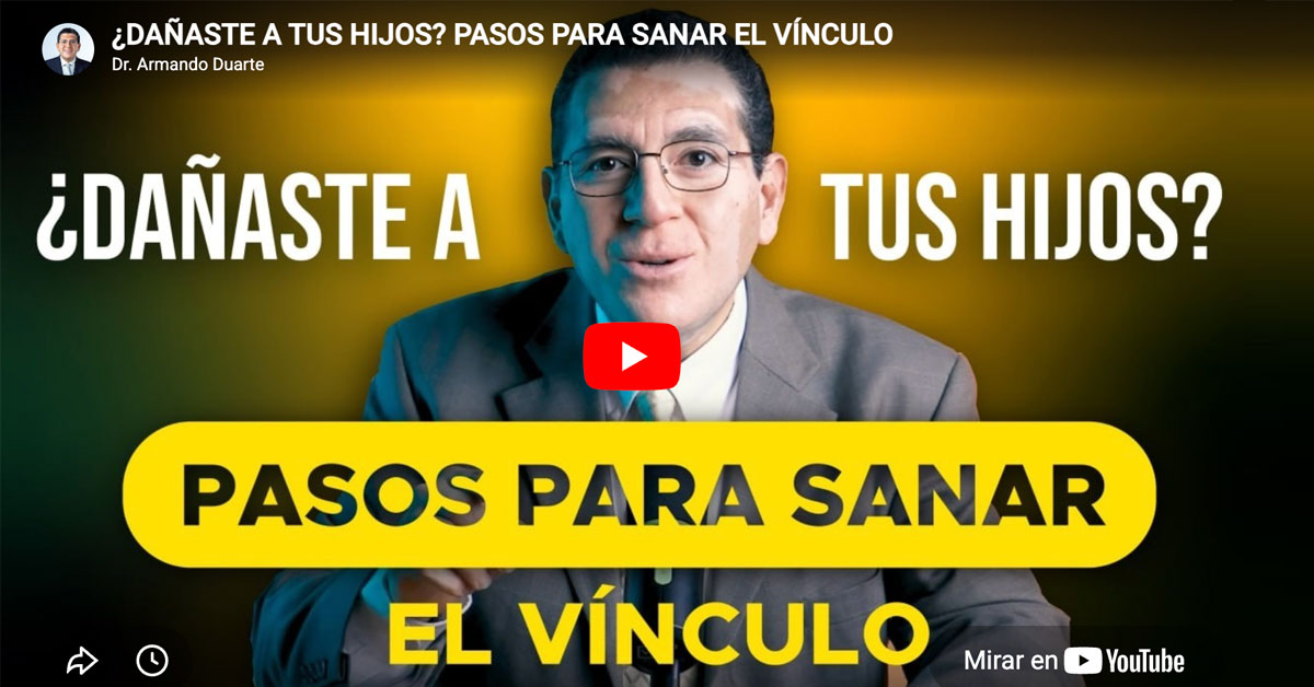 ¿Dañaste a tus hijos? Pasos para sanar el vínculo