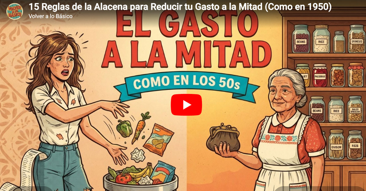 15 Reglas de la Alacena para Reducir tu Gasto a la Mitad (Como en 1950)