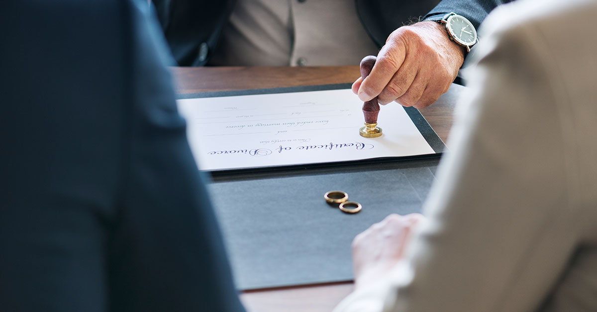 Aumento de los divorcios después de los 50 años